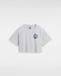 Vans - Circle Relaxed Crop Tee - Lyst