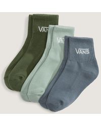 Vans - Classic Half Crew Kindersokken (3 Paar) Grootte: Xs (31-34​ - Lyst