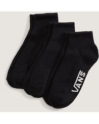 Vans - Classic Quarter Crew Socks (3 Pairs) Size: L (8.5-12​ - Lyst