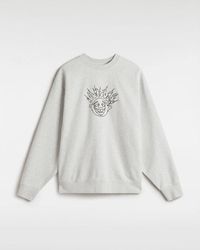 Vans - Skate Smile Spike Crew Sweatshirt - Lyst