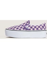 Vans - Classic Slip-On Plateauschuhe, Herren, Größe - Lyst