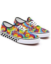 Vans - Customs Tie Dye Authentic - Lyst