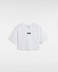 Vans - Flying V Crew Crop T-shirt - Lyst