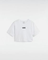 Vans - Flying V Crop Rundhals-T-Shirt, Damen, Größe - Lyst