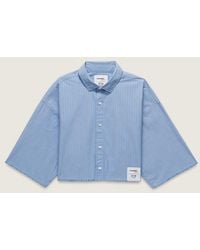 Vans - Otw Homme Girls Crop Shirt Azurine - Lyst