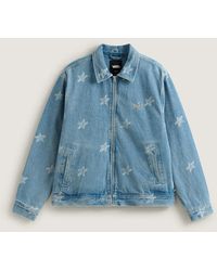 Vans - Pomona Denim Station Jacket Stonewash/ Grootte - Lyst