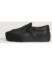 Vans - Classic Slip-On Platform Shoes - Lyst