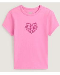 Vans - Barbed Heart Tee, Vrouw, Grootte - Lyst