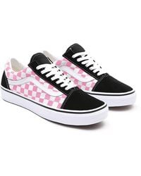 Vans - Customs Checkerboard Old Skool - Lyst
