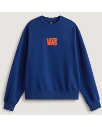 Vans - Stretch Logo Crew Sweatshirt - Lyst