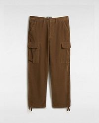 Vans - Pantaloni Cargo In Velluto A Coste Service Loose Tapered - Lyst