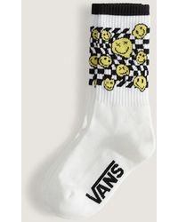Vans - Kids Ticker Checkerboard Crew Socks, Size: Xs ​13-2.5​ - Lyst