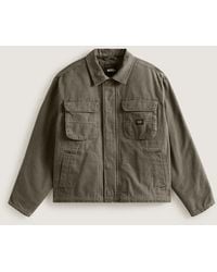 Vans - Umber Pigment Canvas Jacket - Lyst