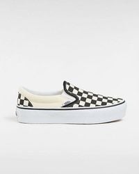 Vans - Checkerboard Classic Slip-on Platform Shoes - Lyst