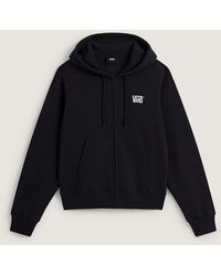 Vans - Stretch Logo Zip Pullover Hoodie - Lyst