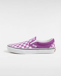Vans - Classic Slip-On Checkerboard Schuhe, Herren, Größe - Lyst