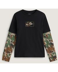 Vans - Kids Camo Twofer Shirt - Lyst
