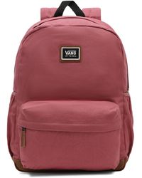 mochila vans rosa y negra