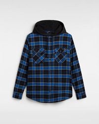 Vans - Parkway Hooded Long Sleeve Woven Overhemd, Grootte - Lyst