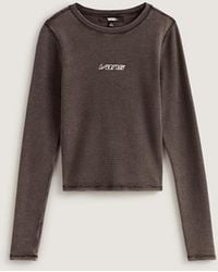 Vans - Teri Waffle Long Sleeve Shirt - Lyst