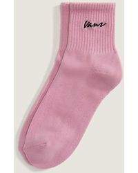 Vans - Classic Script Half Crew Socks (1 Pair) Size: L (8.5-12​ - Lyst