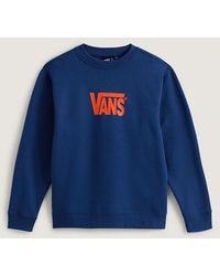 Vans - Kids Stretch Logo Crew Sweatshirt (8-14 Years) - Lyst