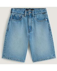 Vans - Kids Check-5 Baggy Denim Shorts (8-14 Years) - Lyst