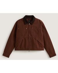 Vans - Nicola Cropped Chore Canvas Jacket - Lyst