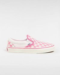 Vans - Chaussures Classic Slip-on Checkerboard - Lyst