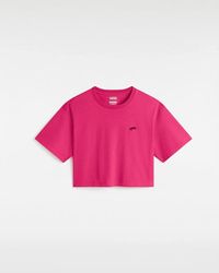Vans - Salton Crop T-Shirt Damen, Größe - Lyst