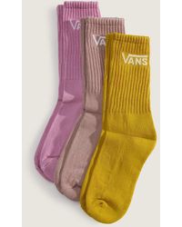 Vans - Classic Crew Socks (3 Pairs) Size: L (8.5-12​ - Lyst