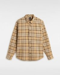 Vans - Nate Corduroy Long Sleeve Woven Overhemd, Grootte - Lyst