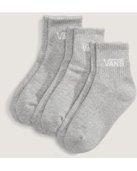 Vans - Classic Half Crew Kindersokken (3 Paar) Grootte: Xxs (27-30.5​ - Lyst