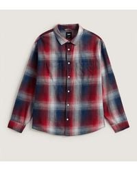 Vans - Plaid Long Sleeve Shirt - Lyst
