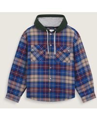 Vans - Za Flannel Hoodie - Lyst