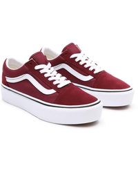 Vans Old Skool Platform-sneakers voor dames - Tot 55% korting | Lyst NL