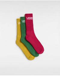 Vans - Calcetines Altos Classic (3 Pares) Hombre, Talla - Lyst