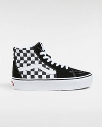 Vans - Sk8-Hi Platform 2.0 Schuhe (Checkerboard/Tr) Damen, Größe - Lyst