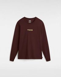 Vans - Vitality Fields Tee Met Lange Mouwen, Vrouw, Grootte - Lyst