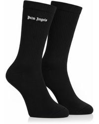 Palm Angels - Long Cotton Socks Pwra007F23Fab0021001 - Lyst