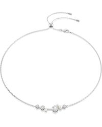 Swarovski - 'Constella Bars' Base Metal Necklace - Lyst