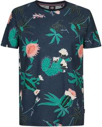 Petrol Industries - T-Shirt Met All-Over Print Carbón - Lyst