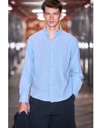 Grimelange - Slim Fit Button Collar Shirt - Lyst