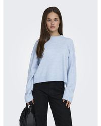 ONLY - Onlsimoni L/S O-Neck Pullover Knt N - Lyst