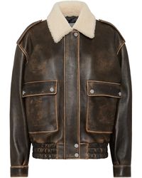Philipp Plein - Leren Jas Signature - Lyst