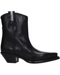 Premiata - Cowboy Enkellaarzen Leer - Lyst