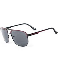 Guess - Black Metal Sunglasses - Lyst
