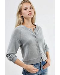 Busem - Crew Neck Buttoned Cardigan - Lyst