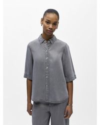 Object - Objframe 2/4 Re Denim Top Noos - Lyst