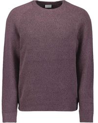 No Excess - Pullover Crewneck Soft Wool Blend Dark Wine - Lyst